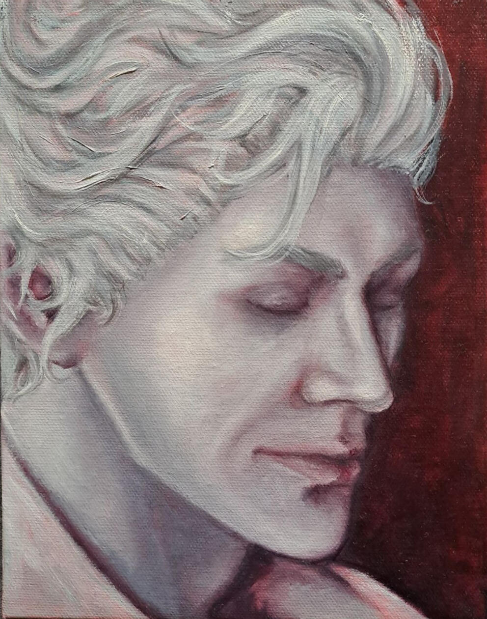 Astarion (Oil, 18x24cm, canvas on cardboard) $120