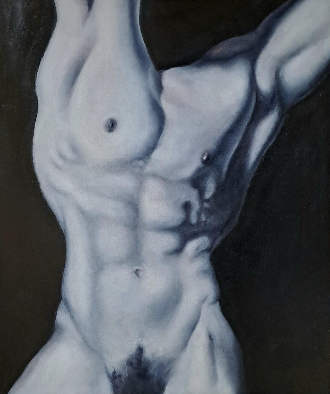 Body #4 (Oil, 60x50cm, canvas on stretcher) $600
