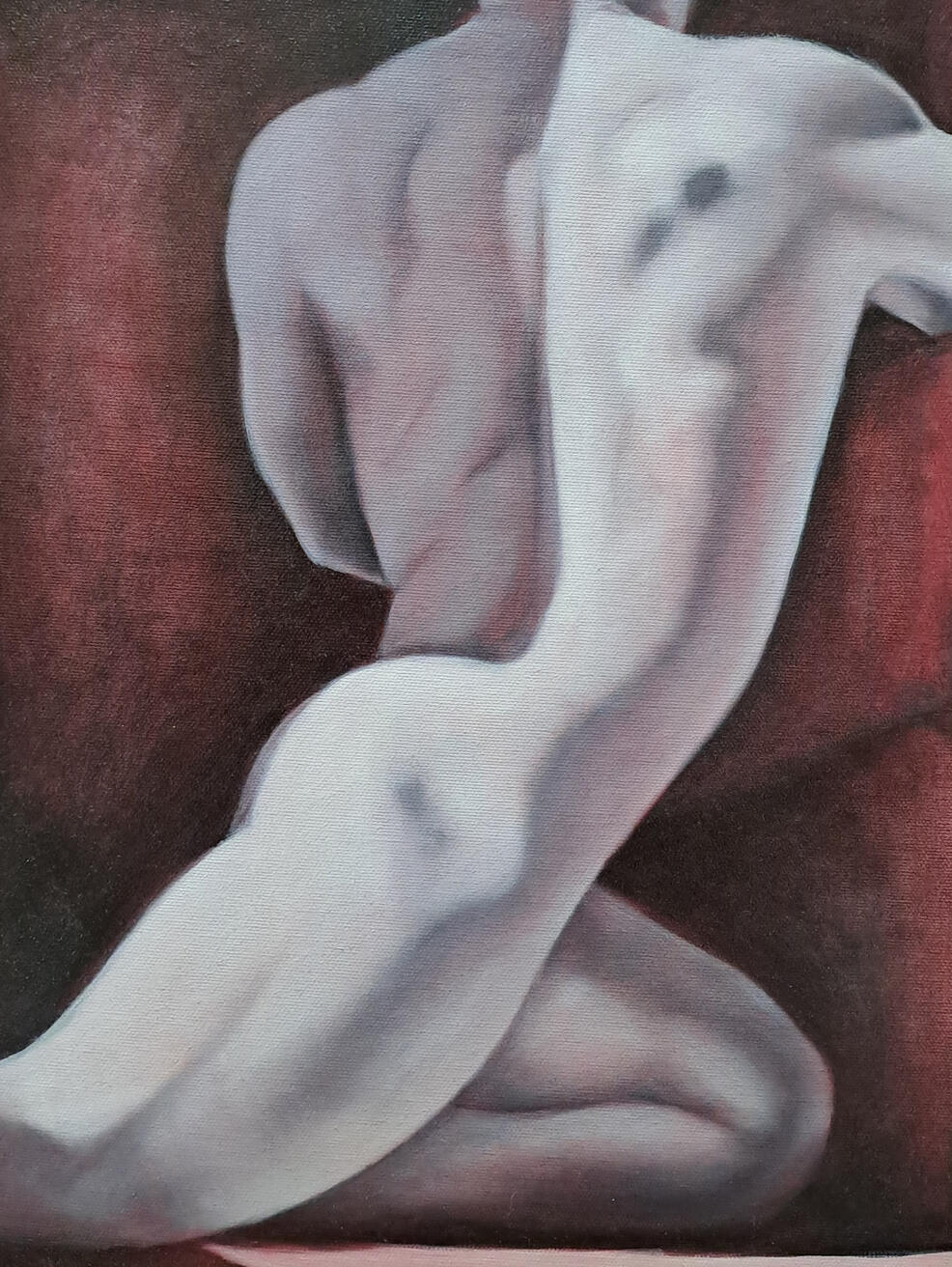 Body #3 (Oil, 30x40cm, canvas on cardboard) $350